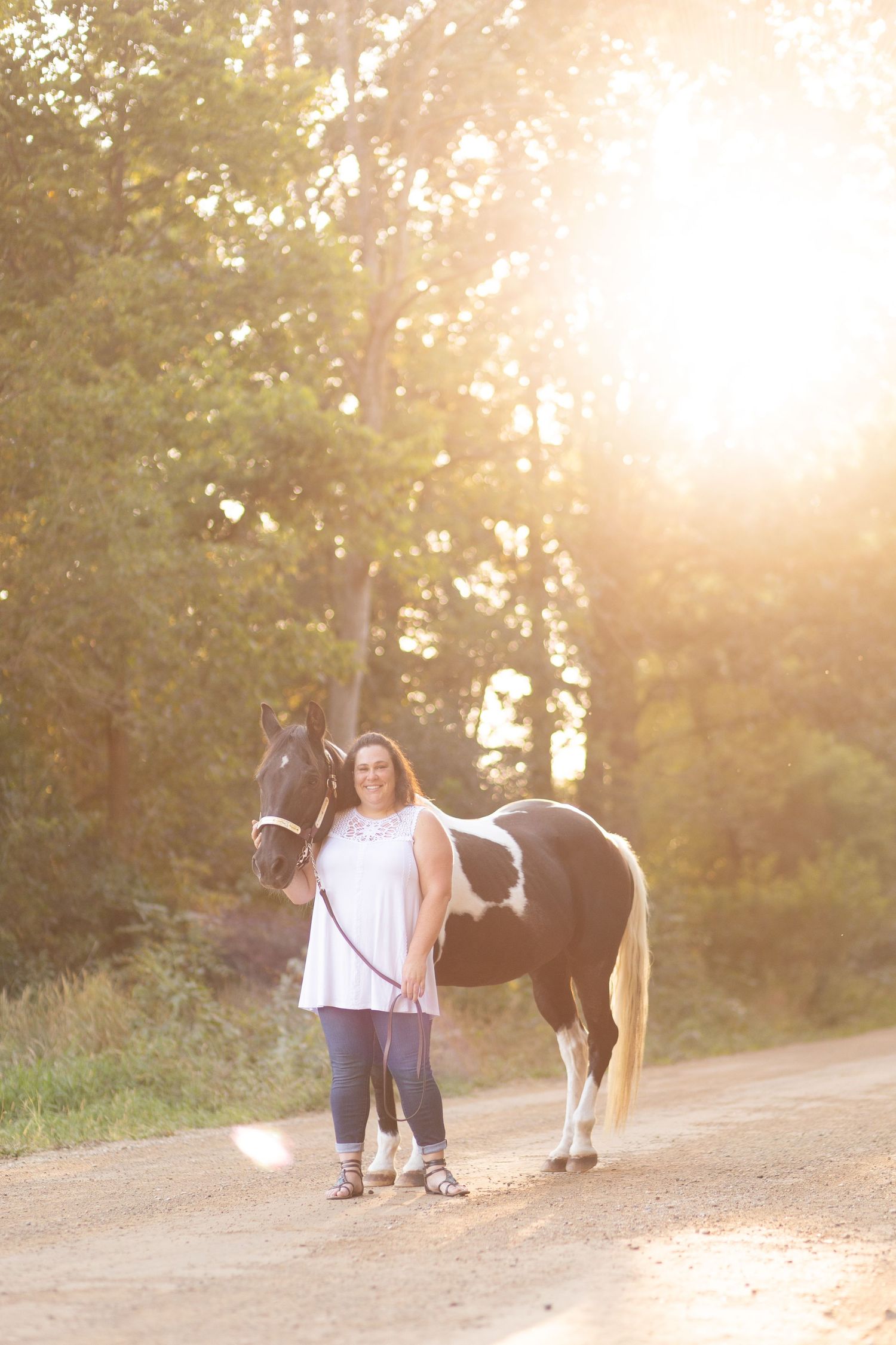 Ashleigh Holden and Santo at Thomet Stables in Ada Michigan