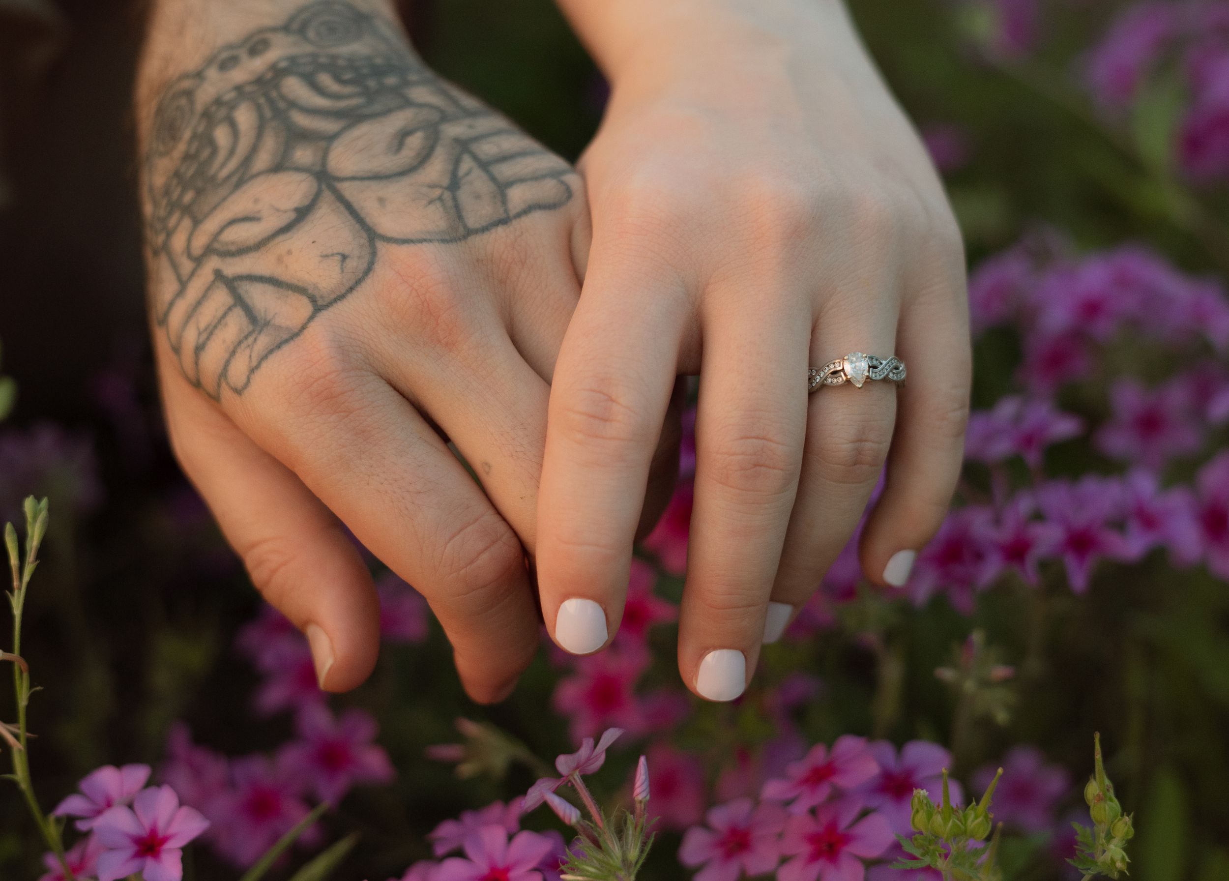 tattoo engagement shoot