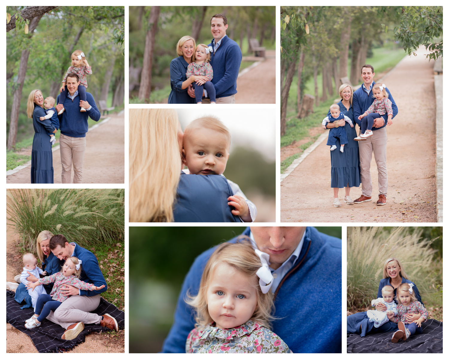 Fall Family Mini Session Austin Texas Wells Branch Mills Pond Family fall Portrait