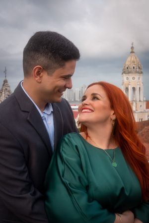 Retrato de Pareja Recién Casados