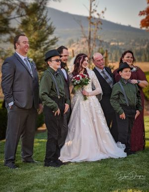 Autumn Fall Backyard Family Country Wedding Photography in Reno