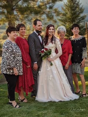 Autumn Fall Backyard Family Country Wedding Photography in Reno