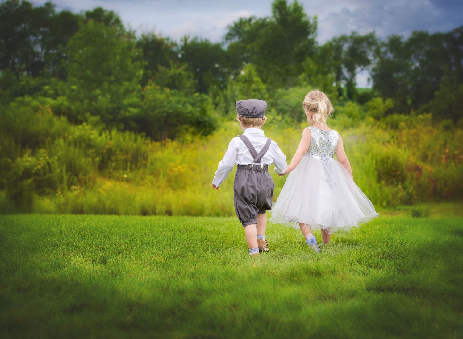 wedding, flower girl, ring bearer, Lizet Land Photography