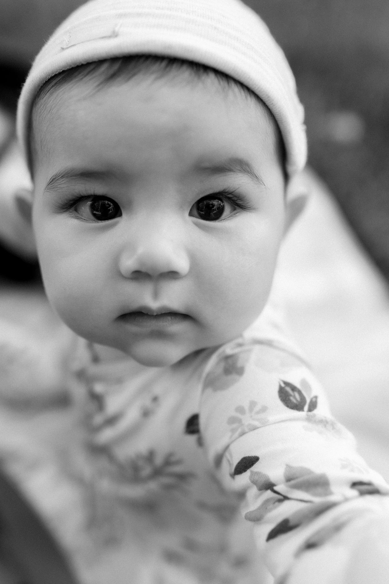 Eyelashes for days baby portrait