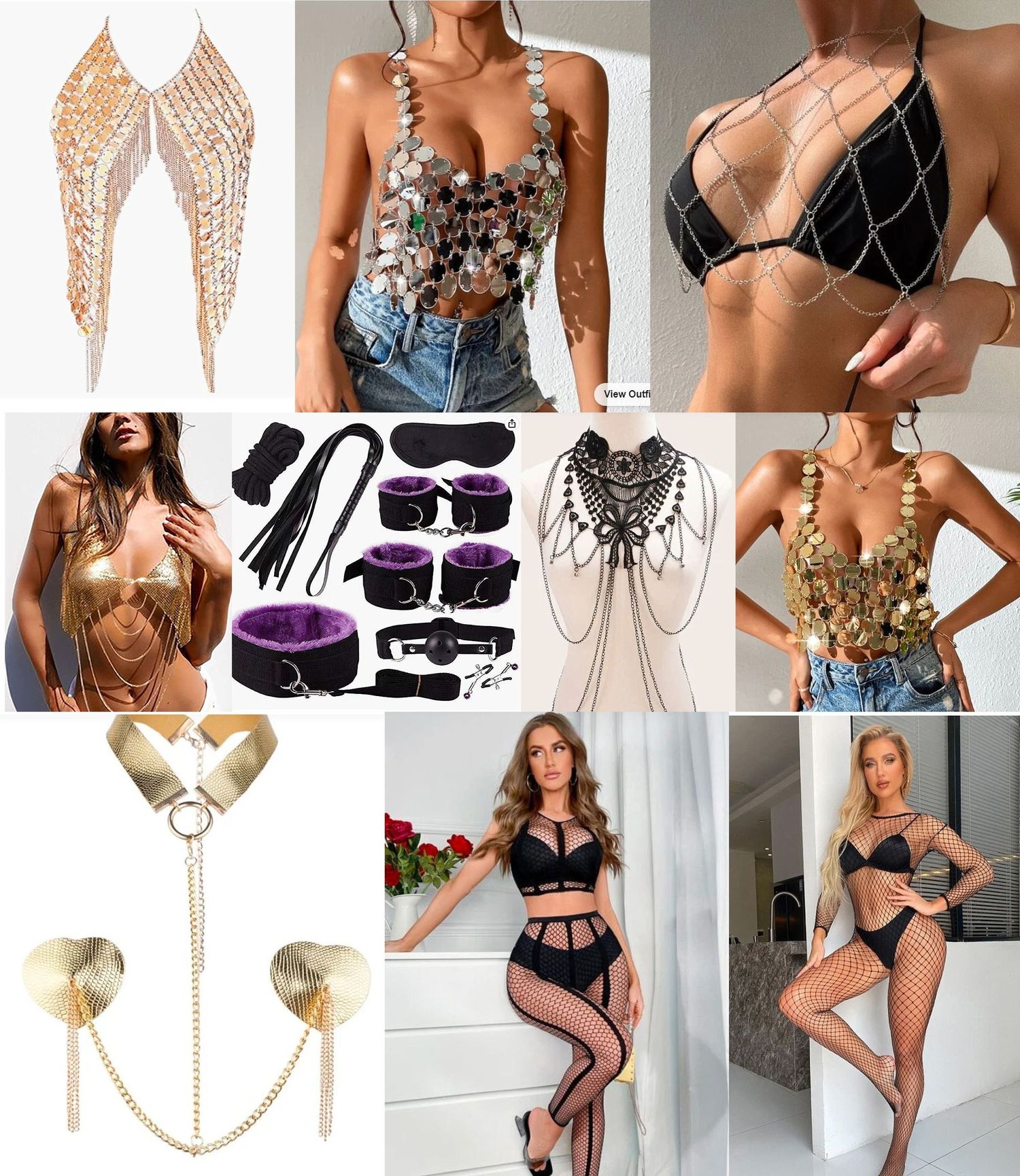 Sexy body jewelry in the boudoir client closet. Greenville SC Boudoir, Easley SC Boudoir, Upstate SC boudoir