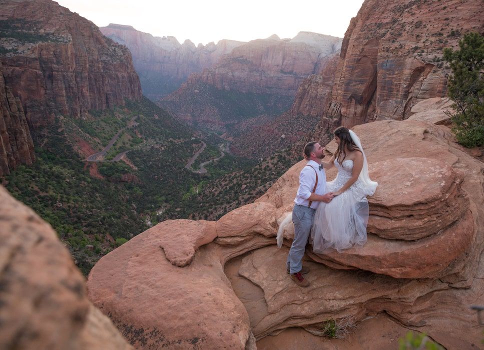 zion overlook elopement