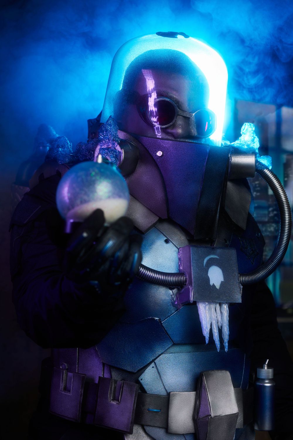 Mr. Freeze cosplay in Downtown Dallas