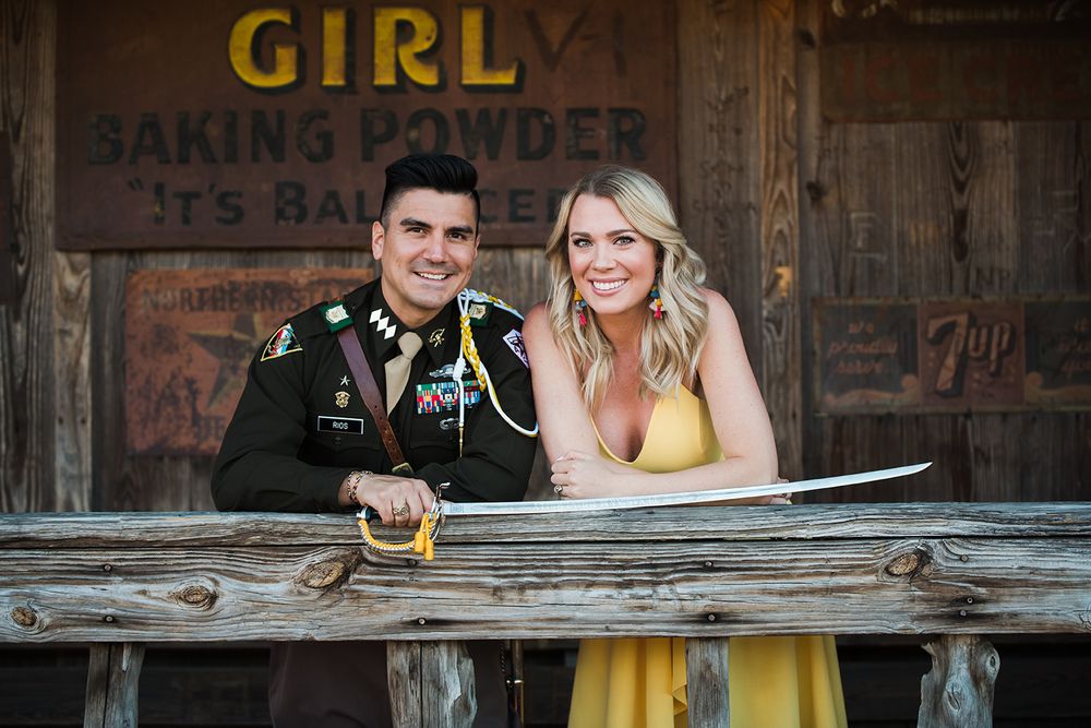 The Dixie Chicken on Northgate Texas A&M University Engagement Photography