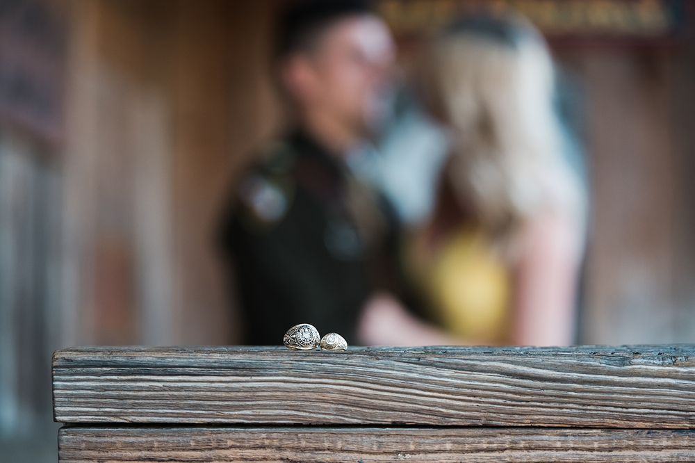 The Dixie Chicken on Northgate Texas A&M University Engagement Photography