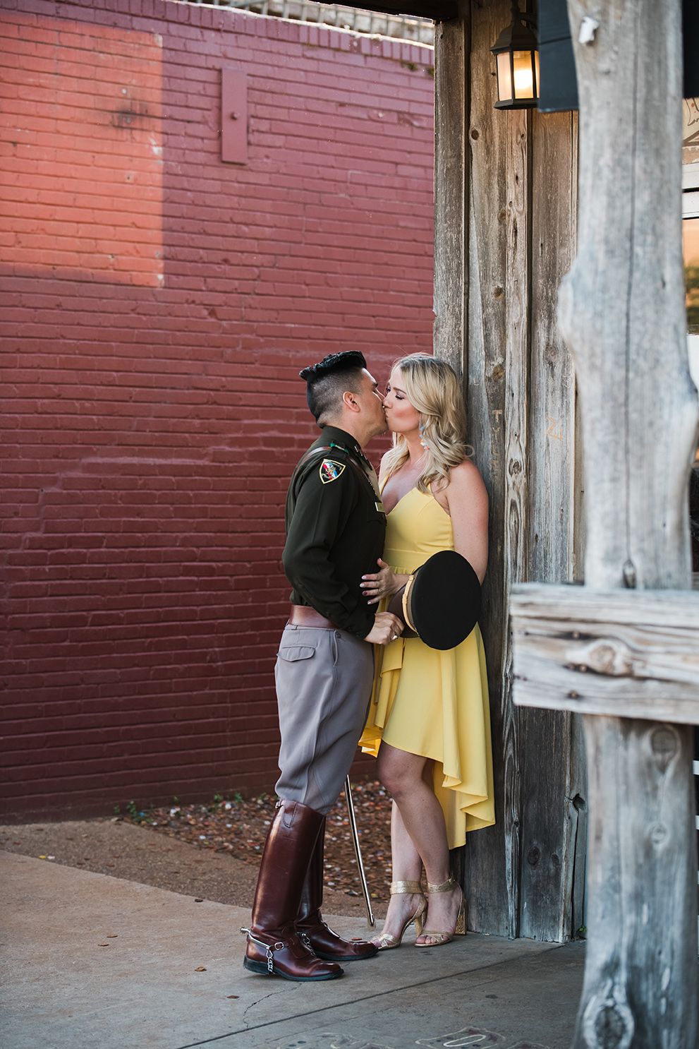 The Dixie Chicken on Northgate Texas A&M University Engagement Photography