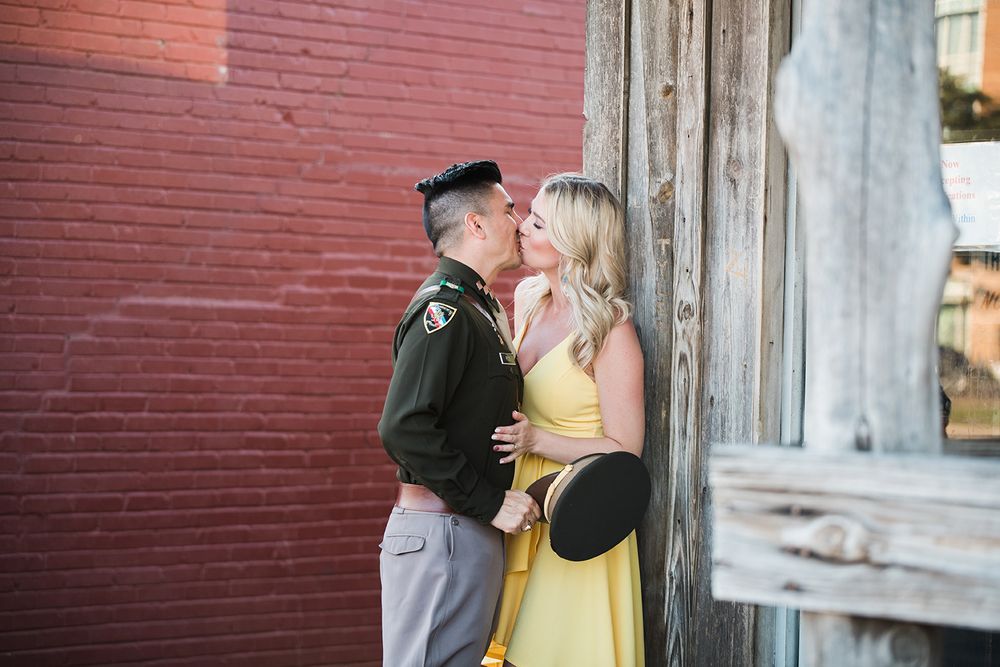 The Dixie Chicken on Northgate Texas A&M University Engagement Photography