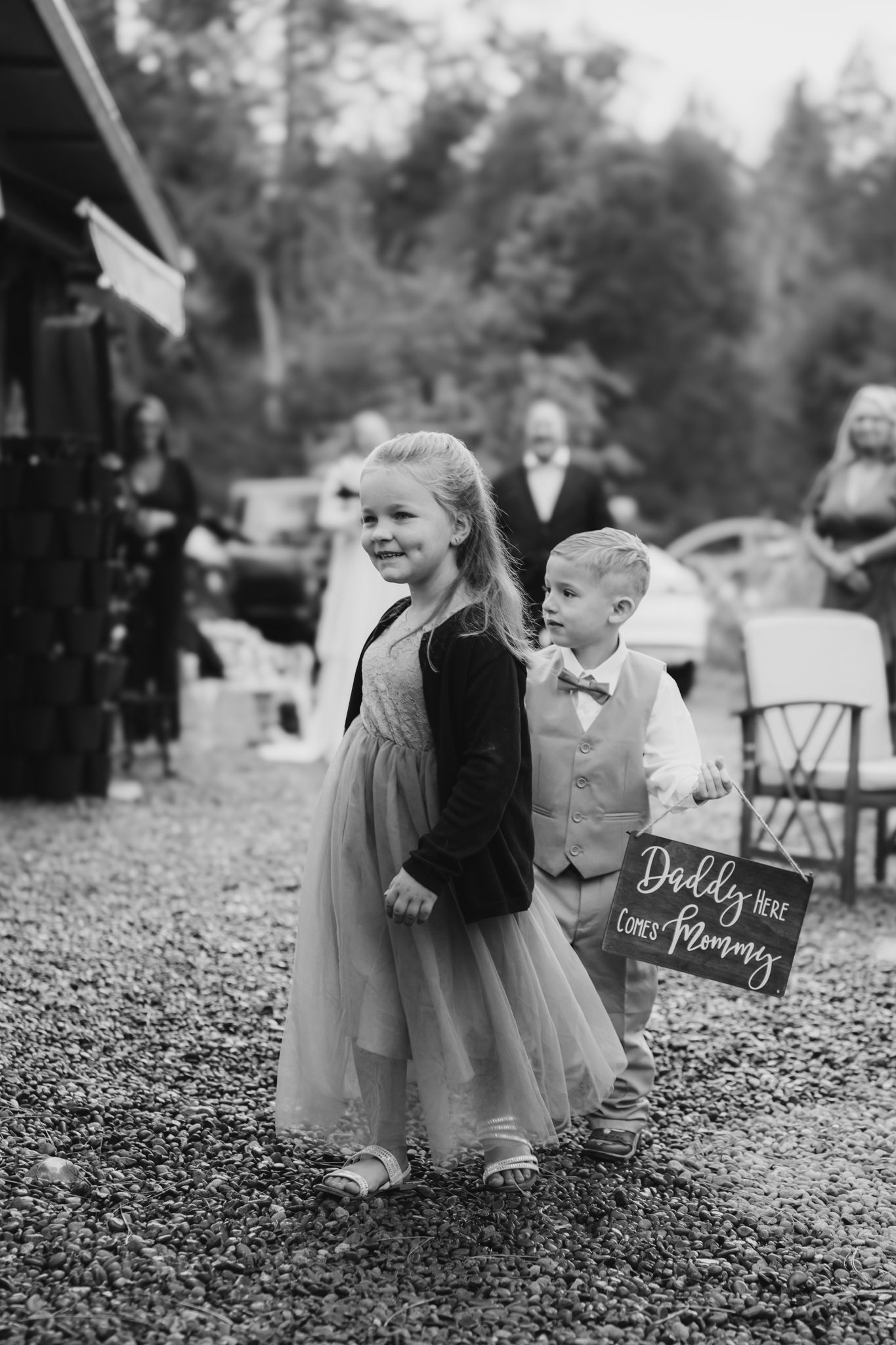 flower girl and ring bearer