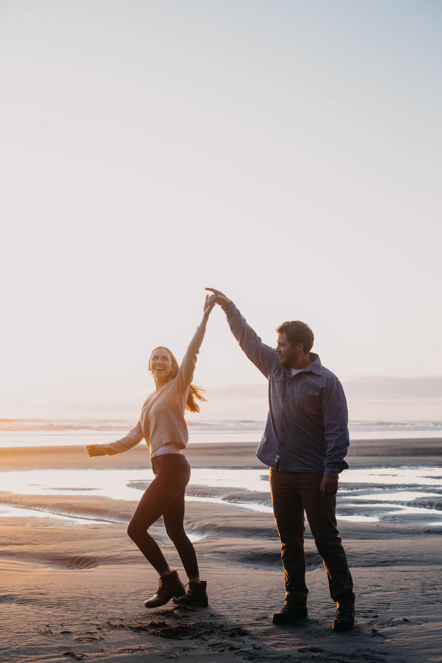 Engagement Session on the Washington Coast