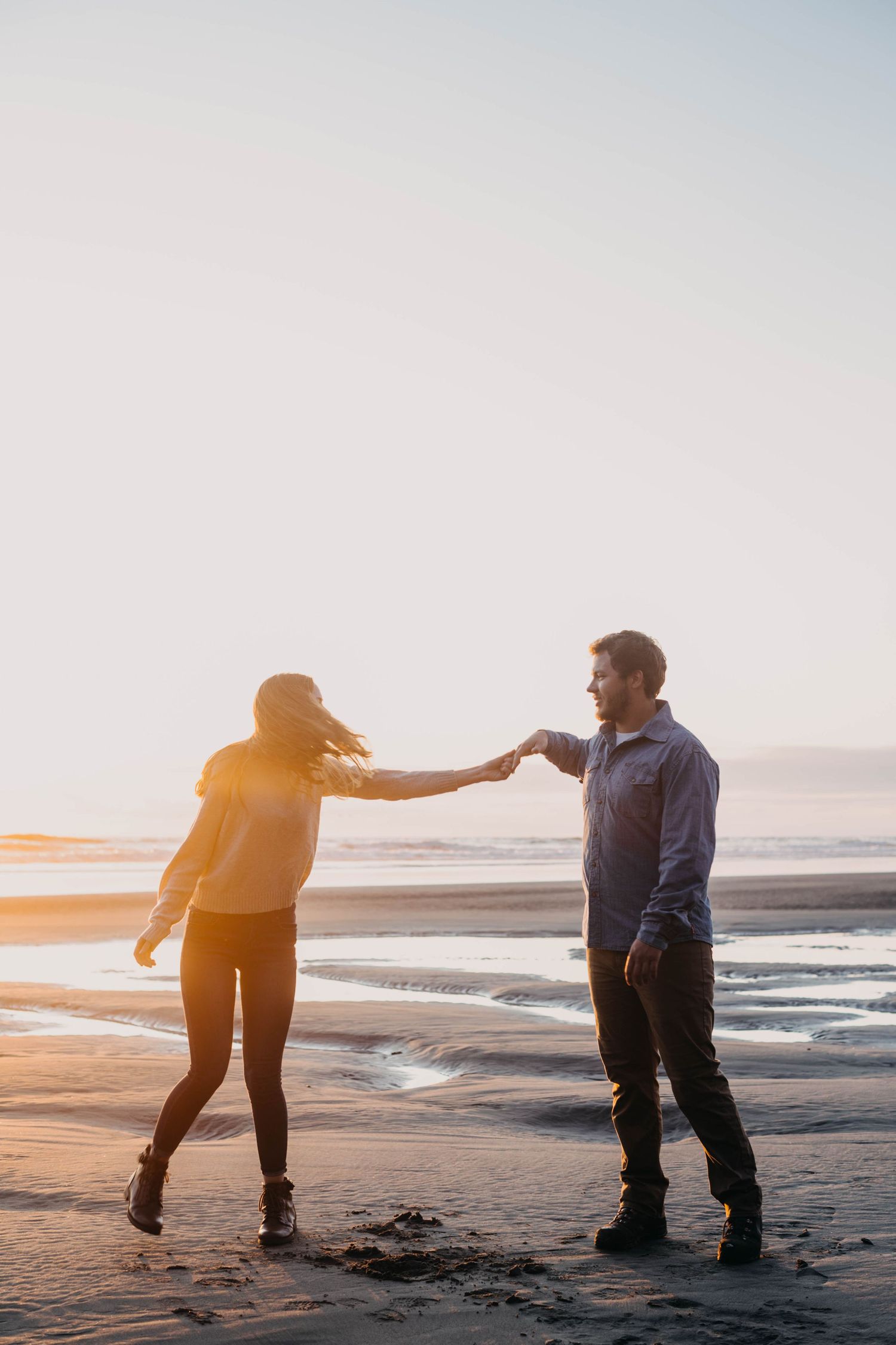 Engagement Session on the Washington Coast