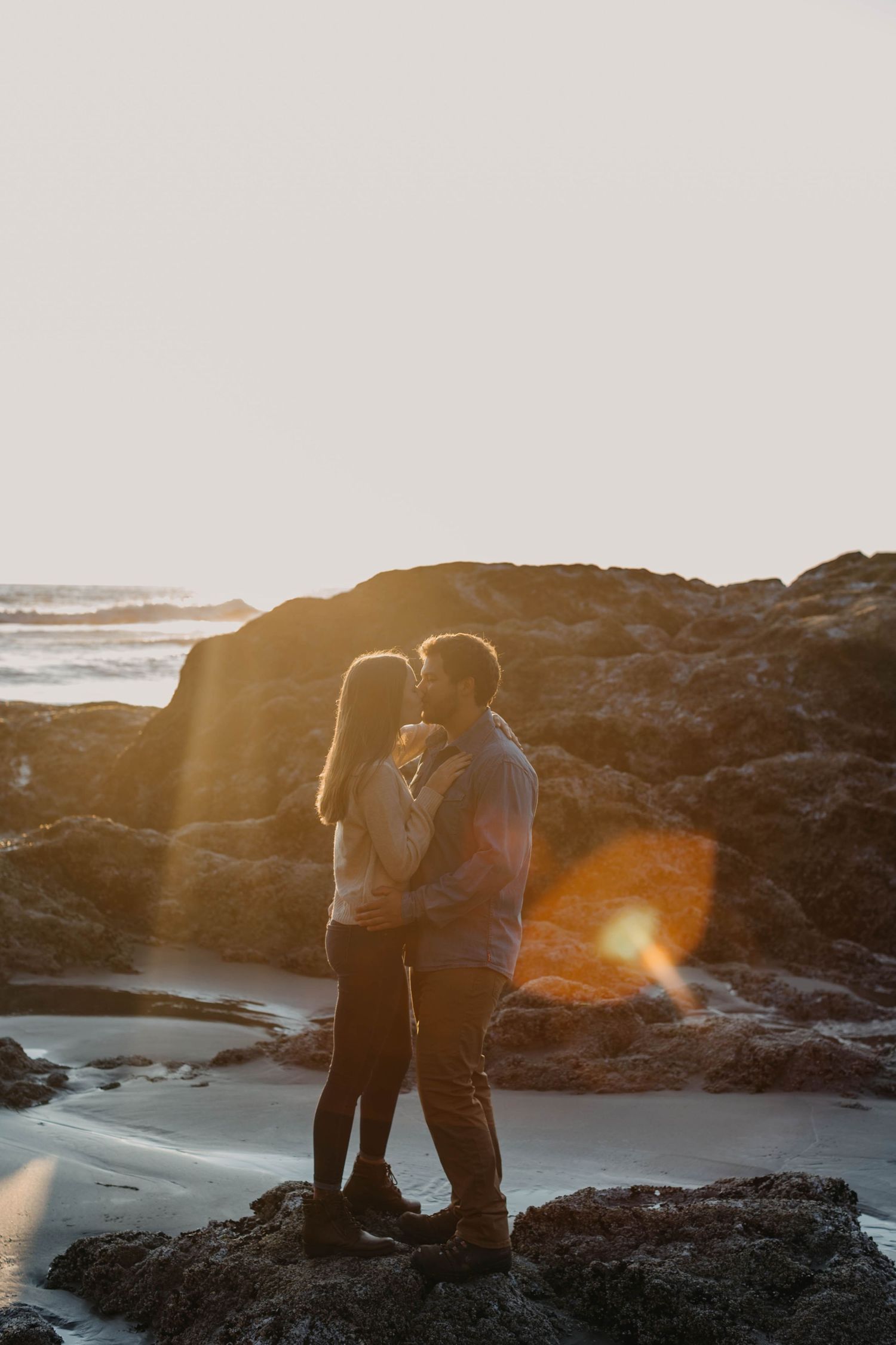 Engagement Session on the Washington Coast
