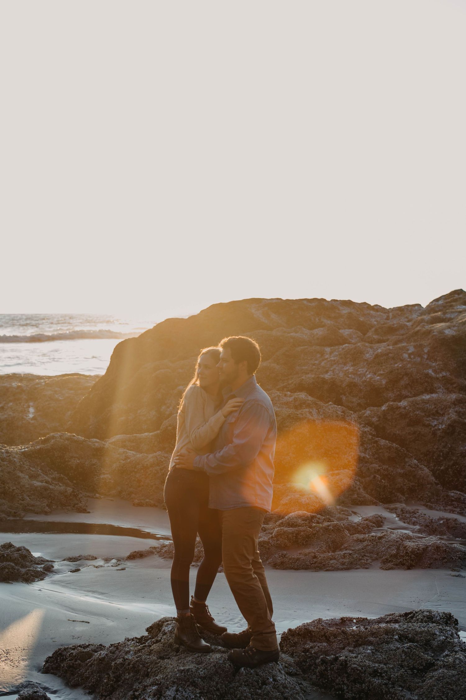Engagement Session on the Washington Coast