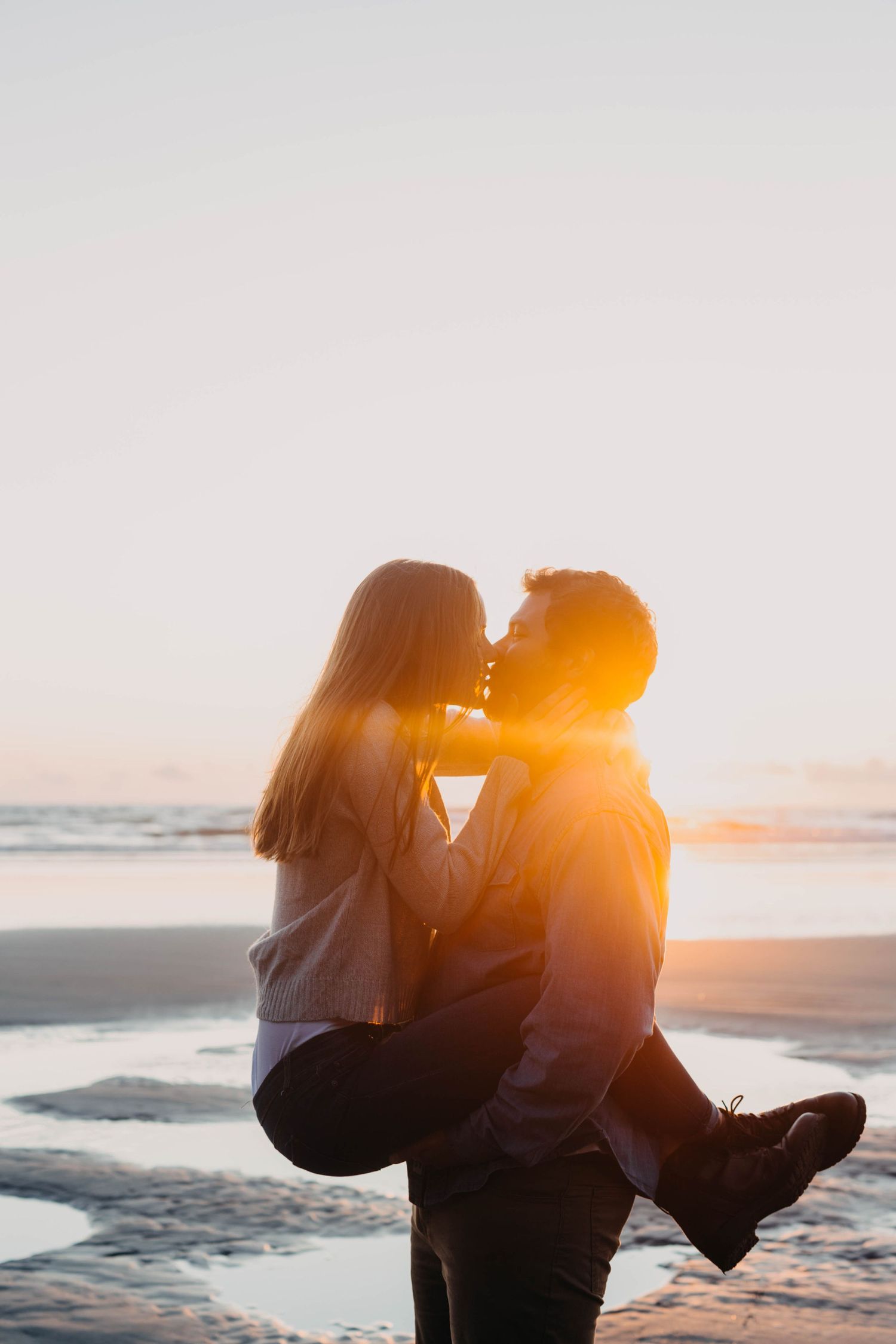 Engagement Session on the Washington Coast