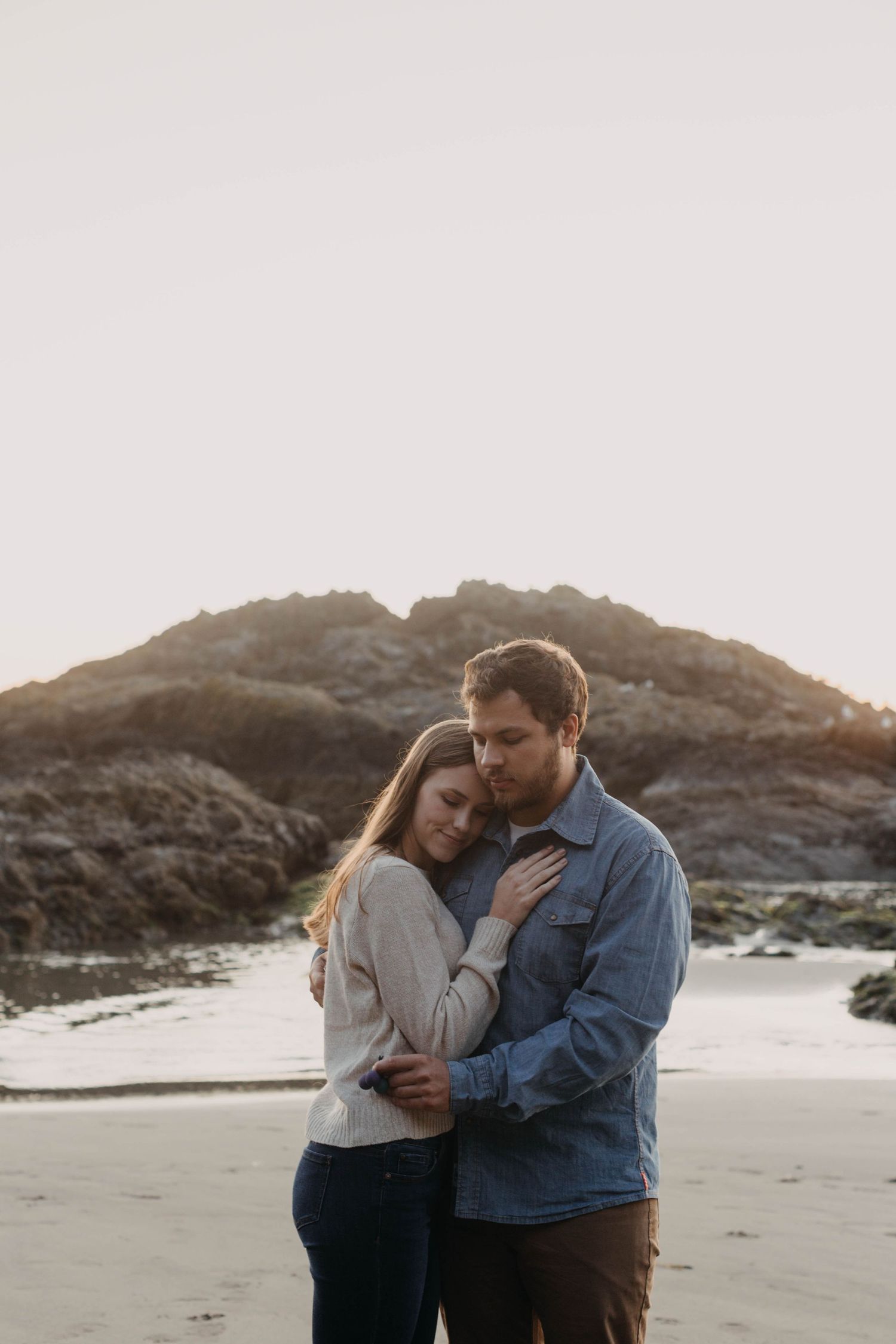 Engagement Session on the Washington Coast