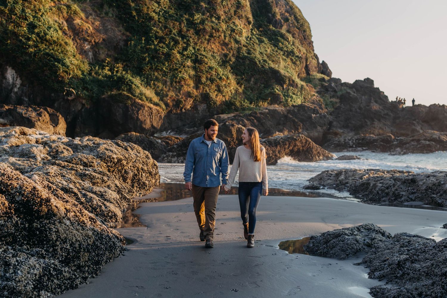 Engagement Session on the Washington Coast