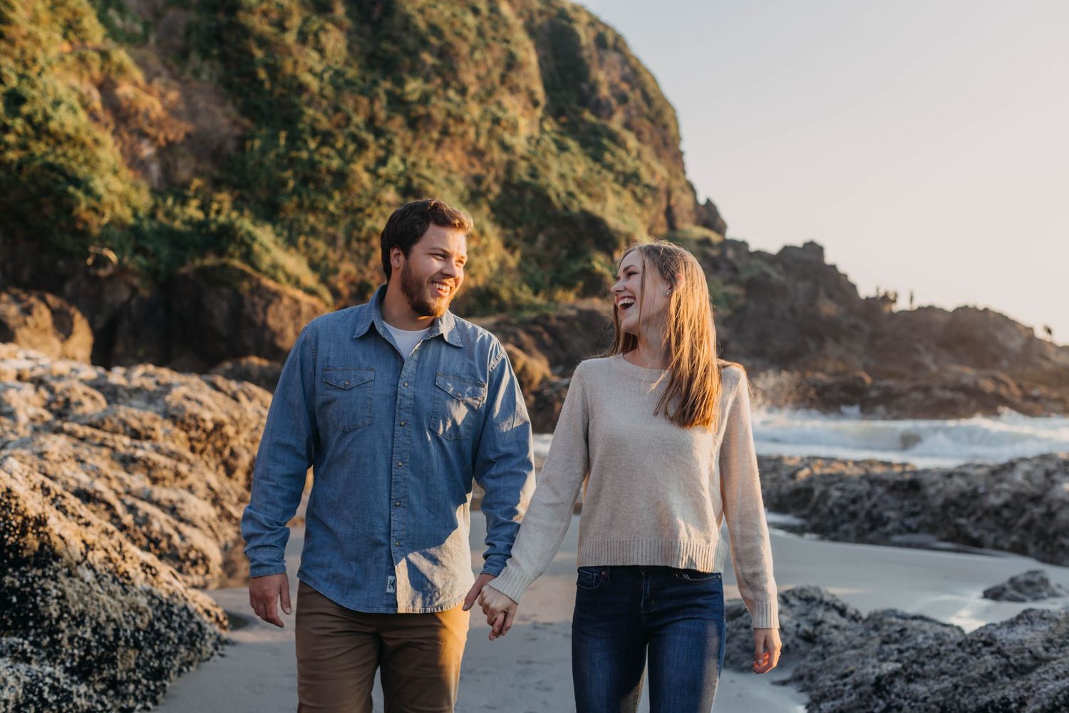 Engagement Session on the Washington Coast