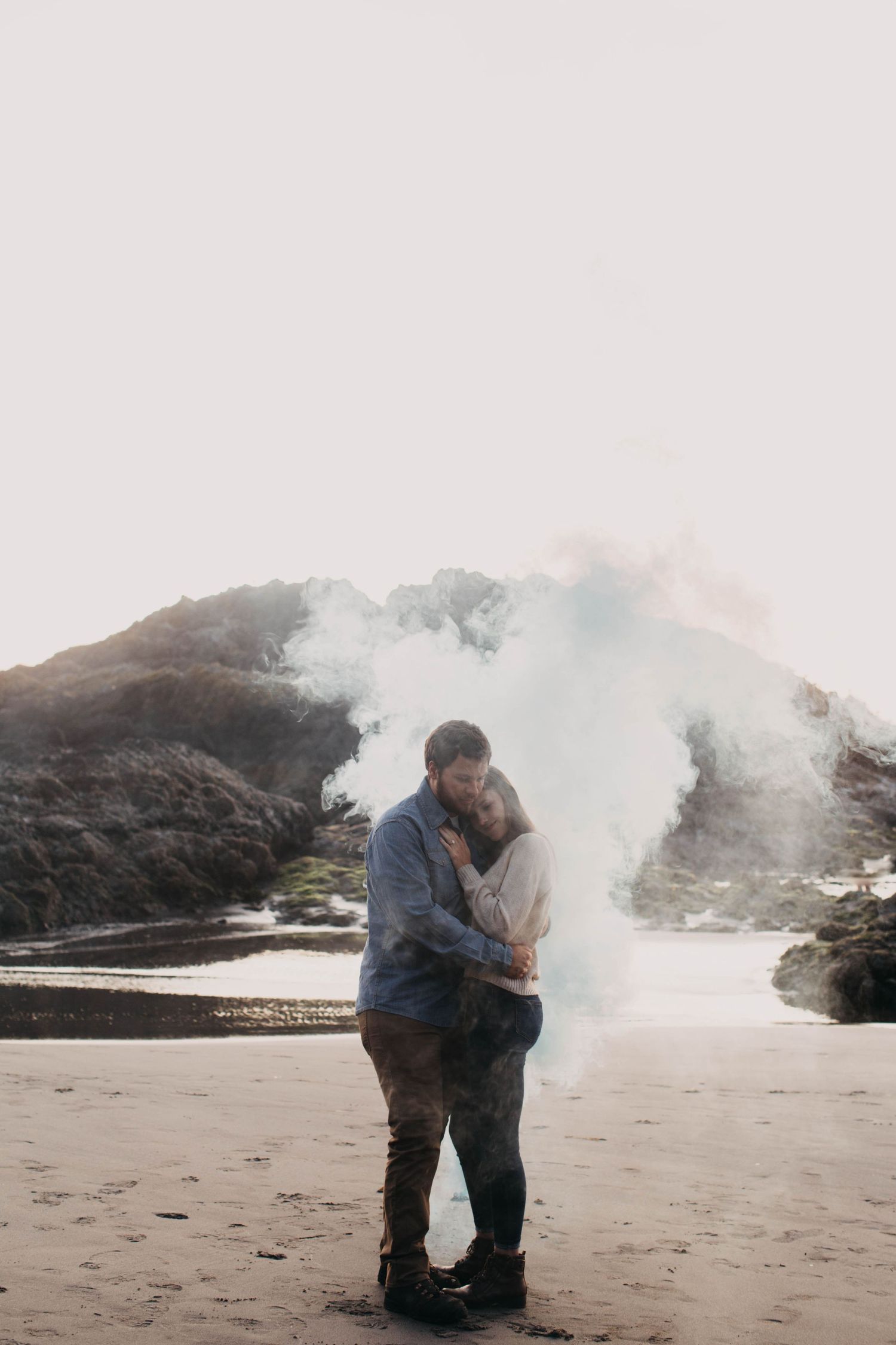 Engagement Session on the Washington Coast