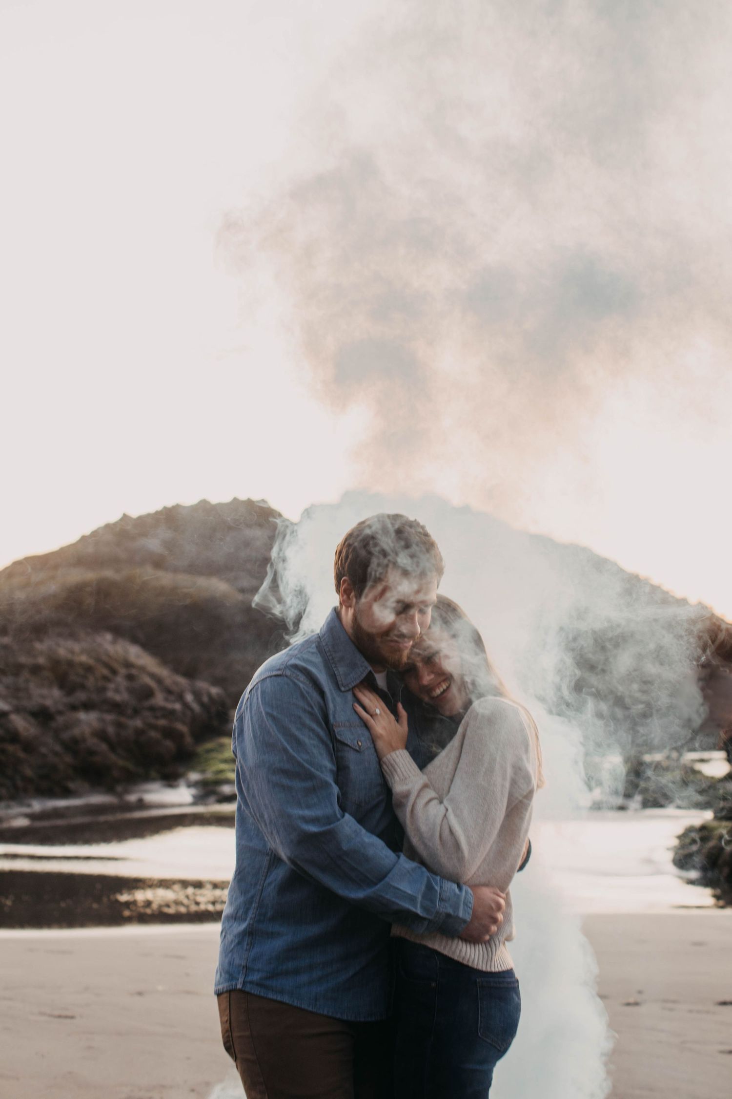 Engagement Session on the Washington Coast