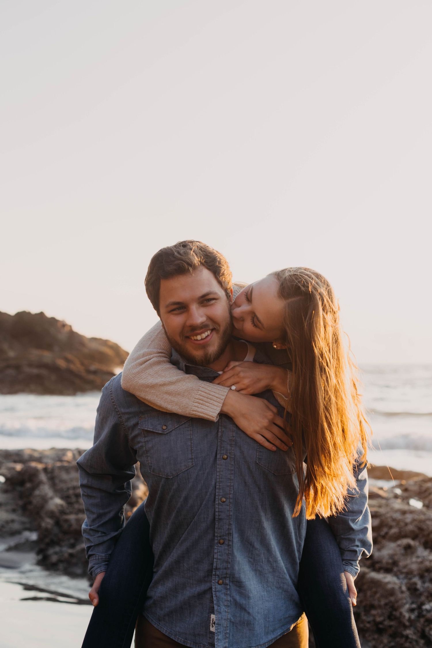 Engagement Session on the Washington Coast