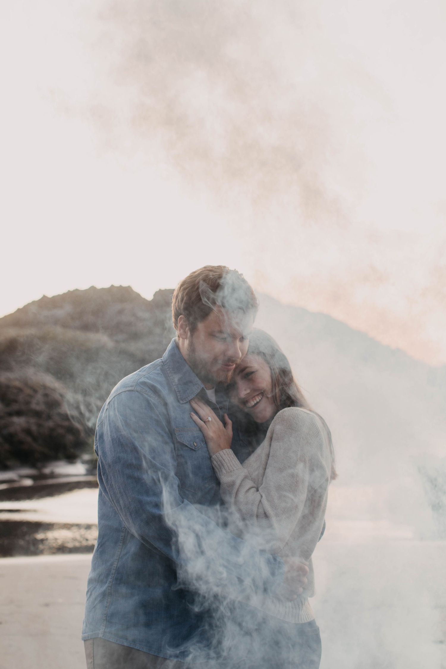 Engagement Session on the Washington Coast
