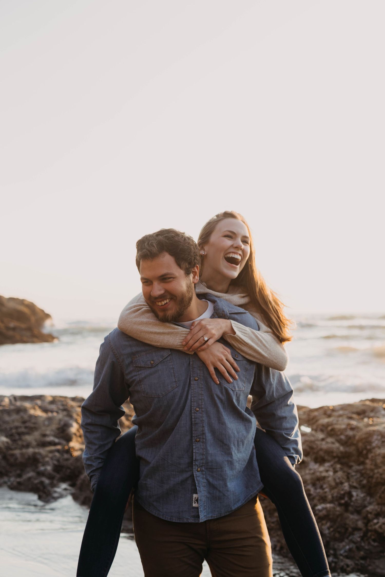 Engagement Session on the Washington Coast