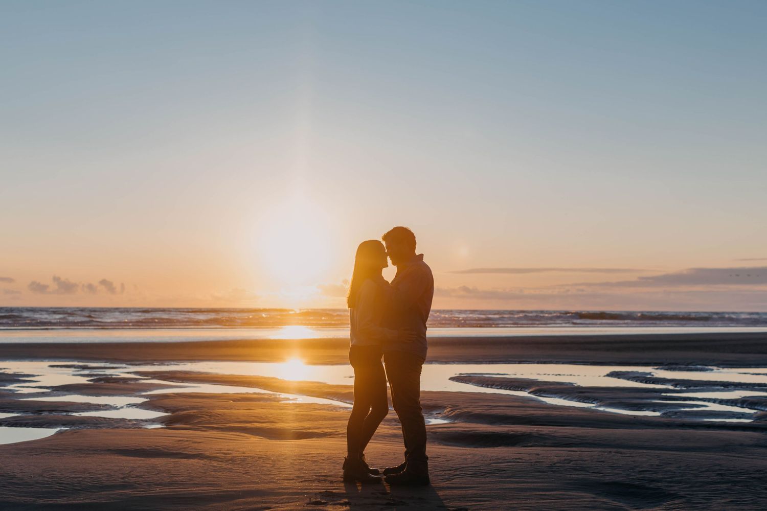 Engagement Session on the Washington Coast
