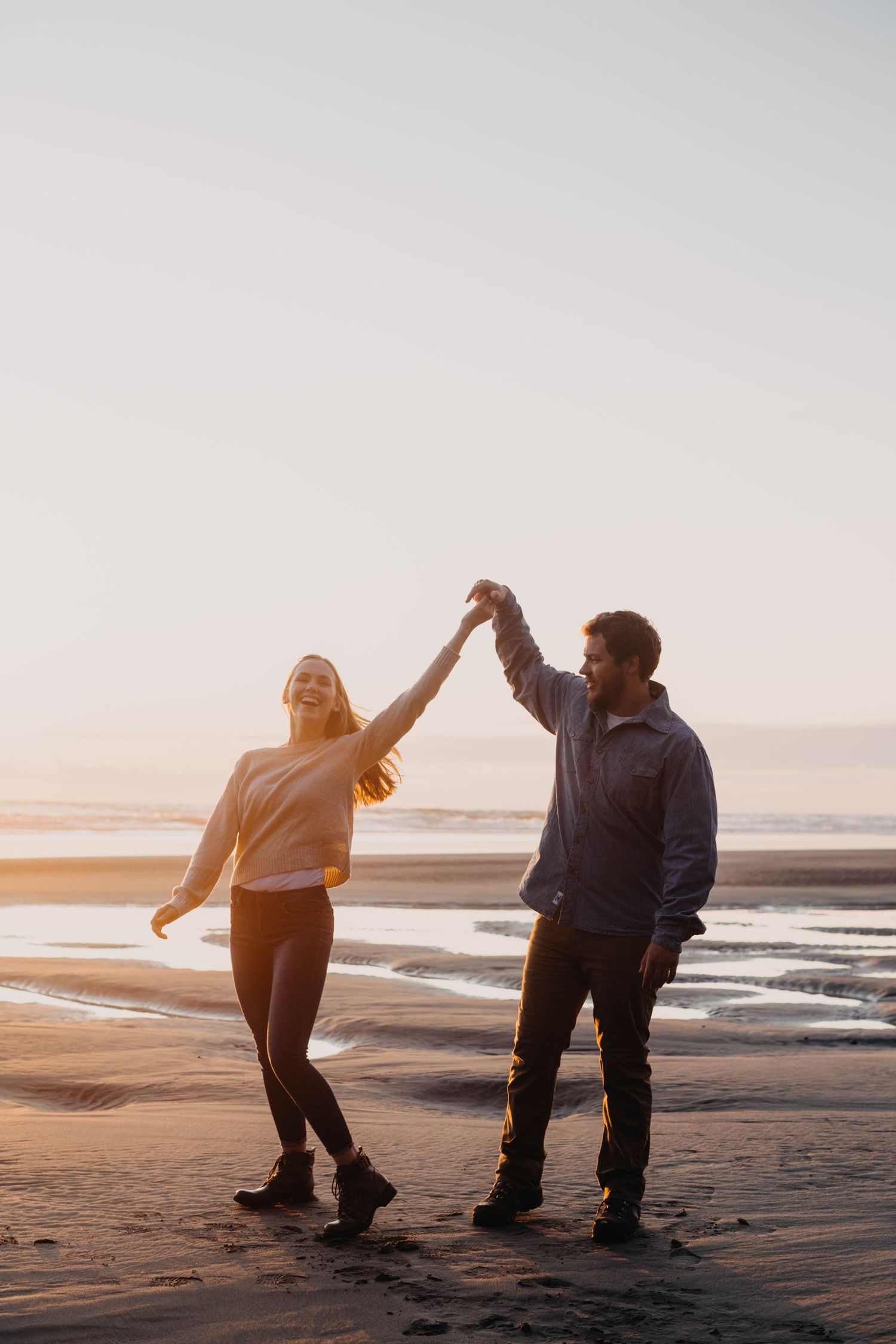 Engagement Session on the Washington Coast