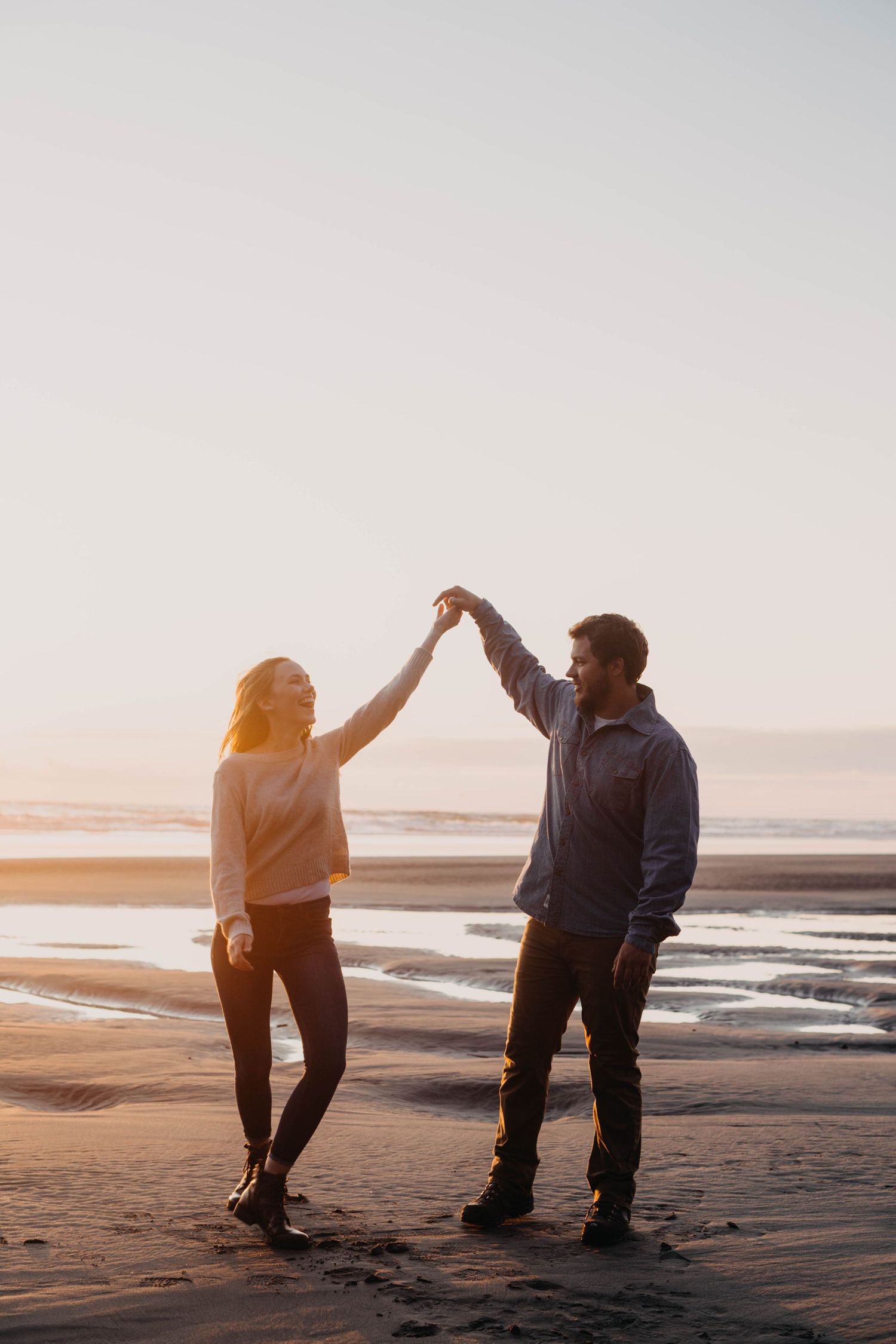 Engagement Session on the Washington Coast