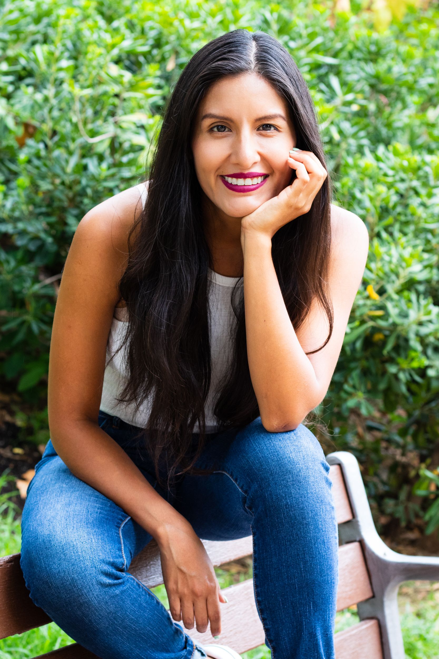 retrato de mujer sonriendo