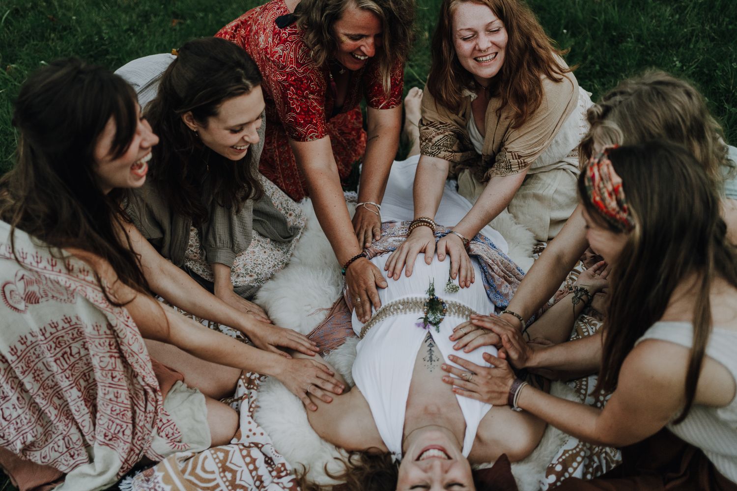 Frauenkreis Ritual Geschenk für Frauen Braut Übergangsritual Segnung von Freunden und Klangbad