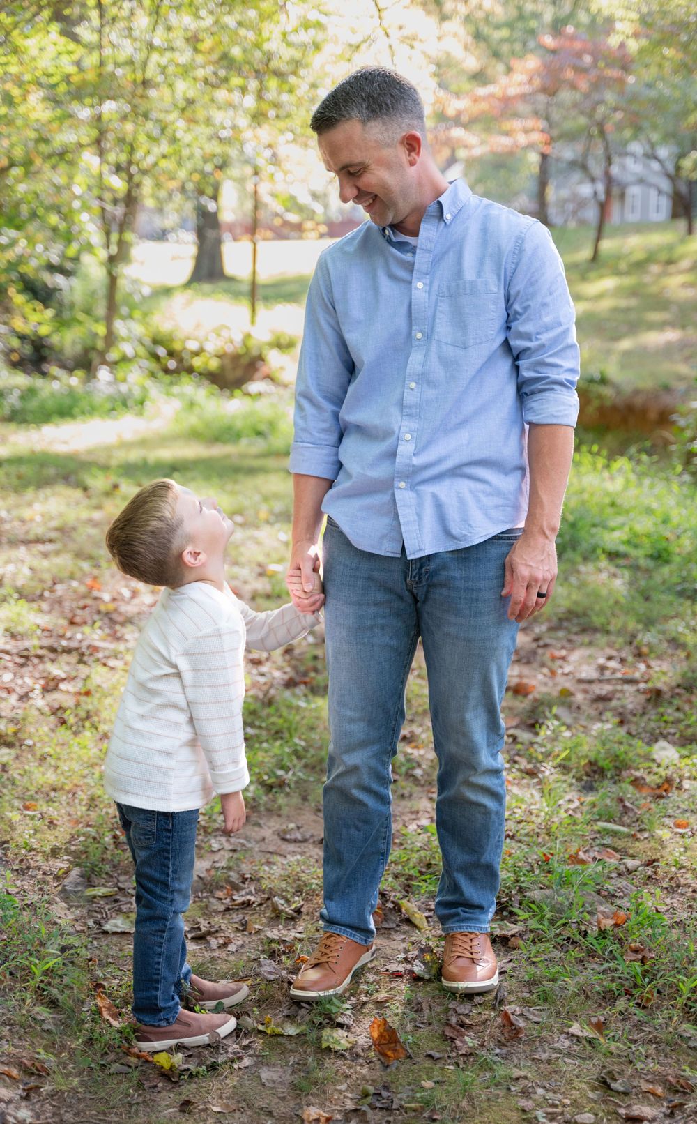 Family session at park