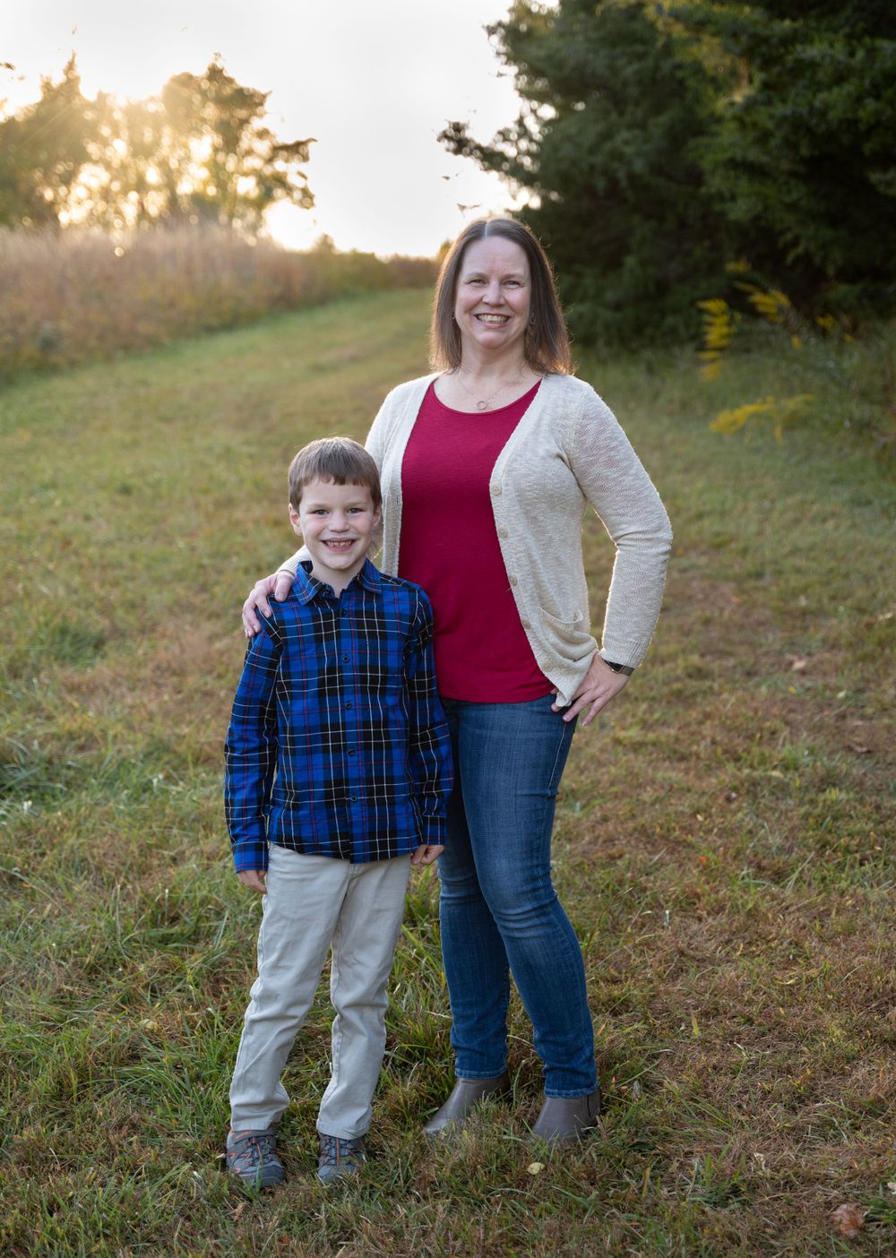 Family session at park