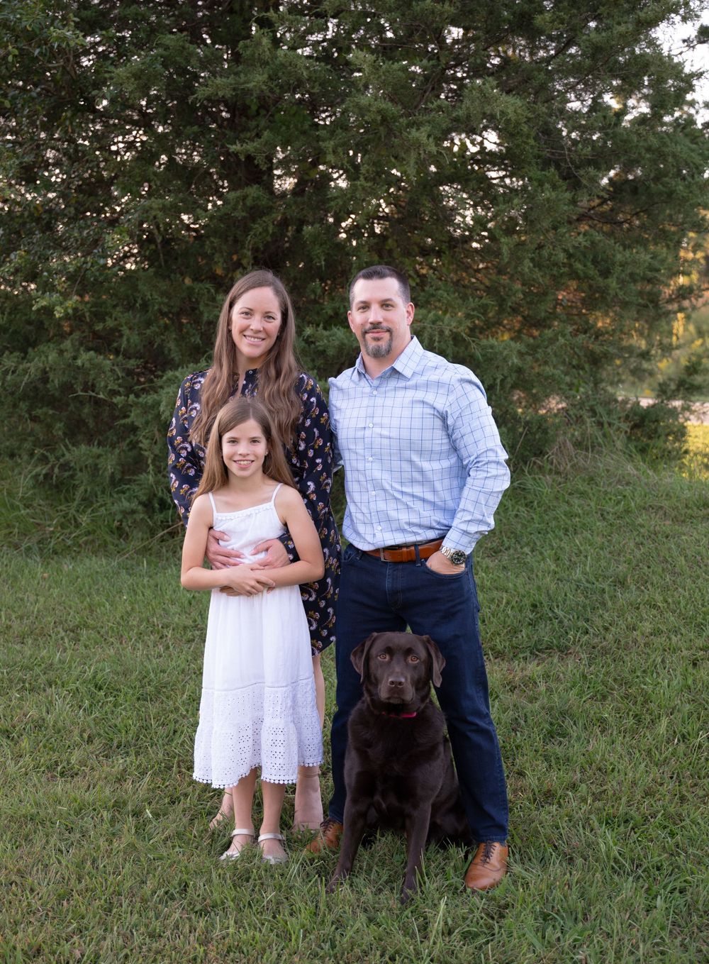 Family session at park