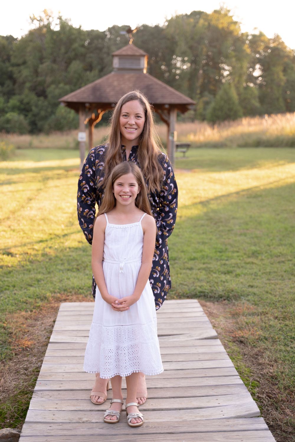 Family session at park