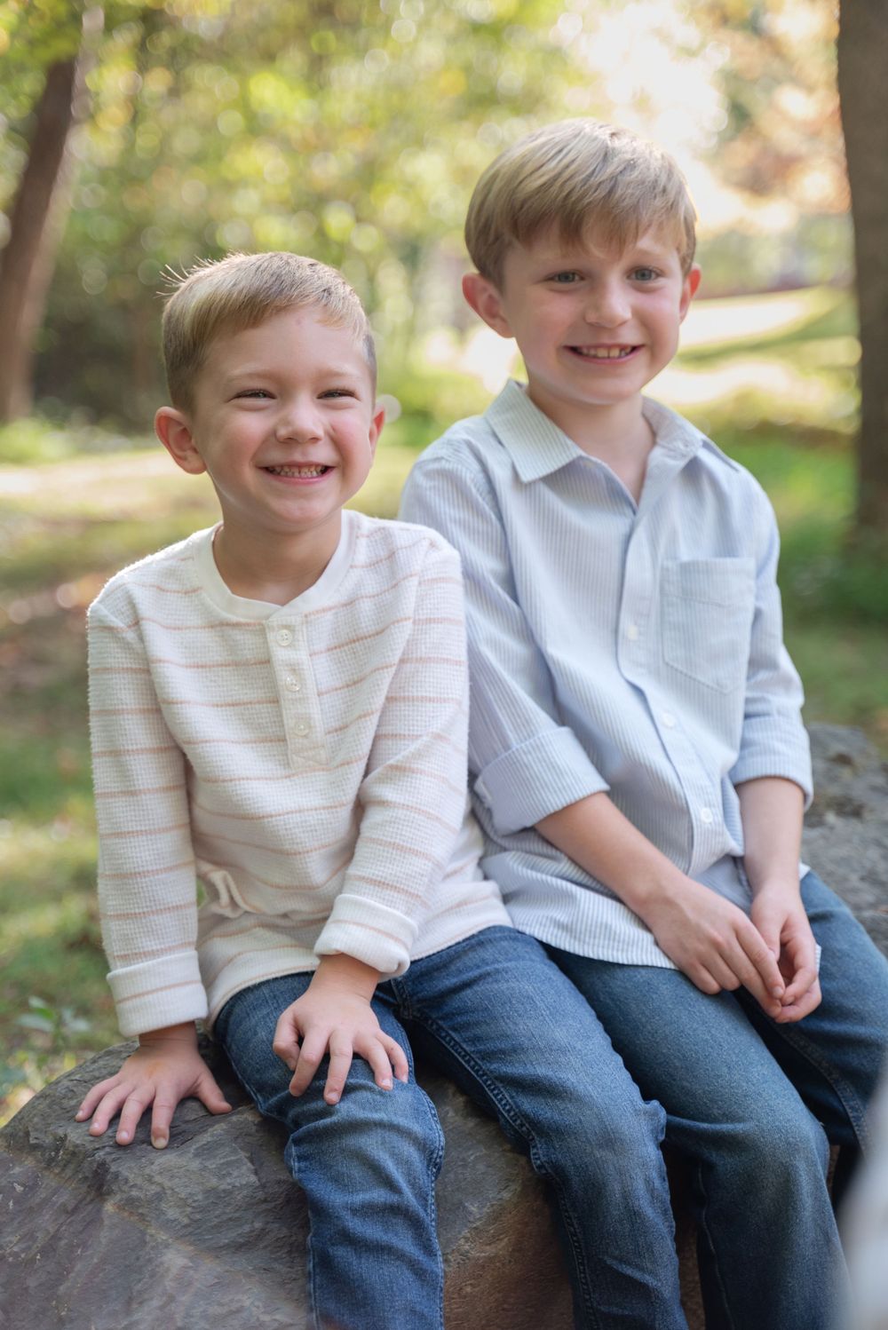Family session at park