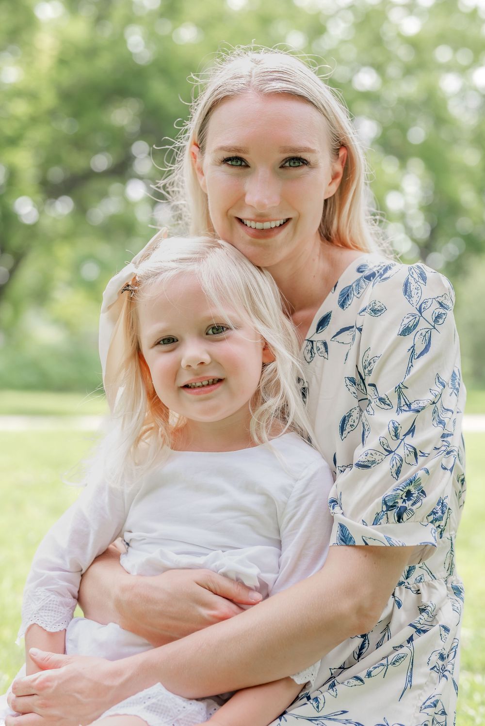 Family session at park