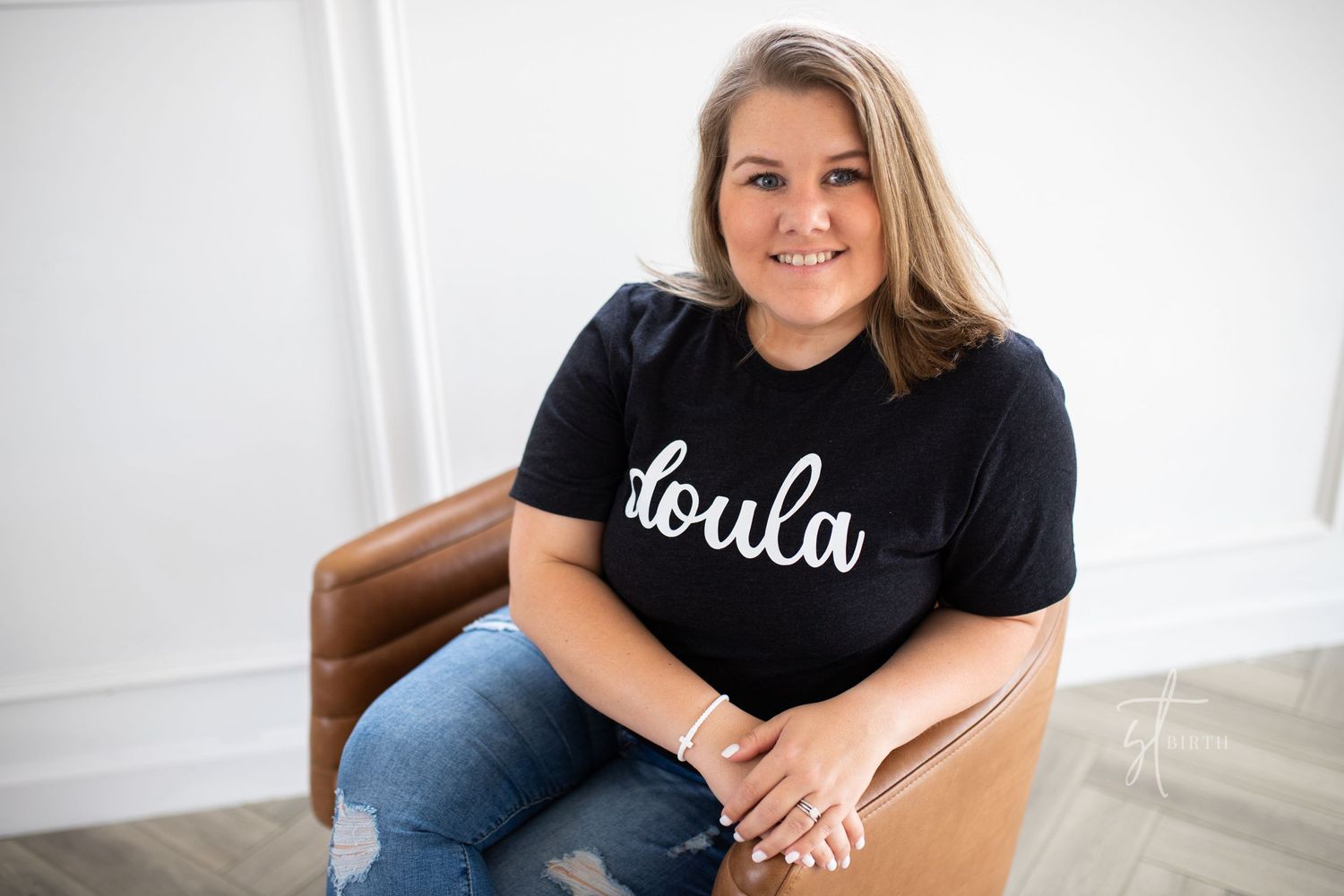 Photo of me (Samantha Tollison) DFW Doula for Blended Families - taken at the Lumen Room in Denton Texas