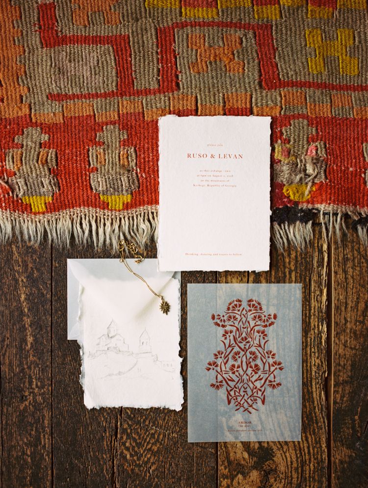 Handcrafted stationary by renowned illustrators The Wells Makery.