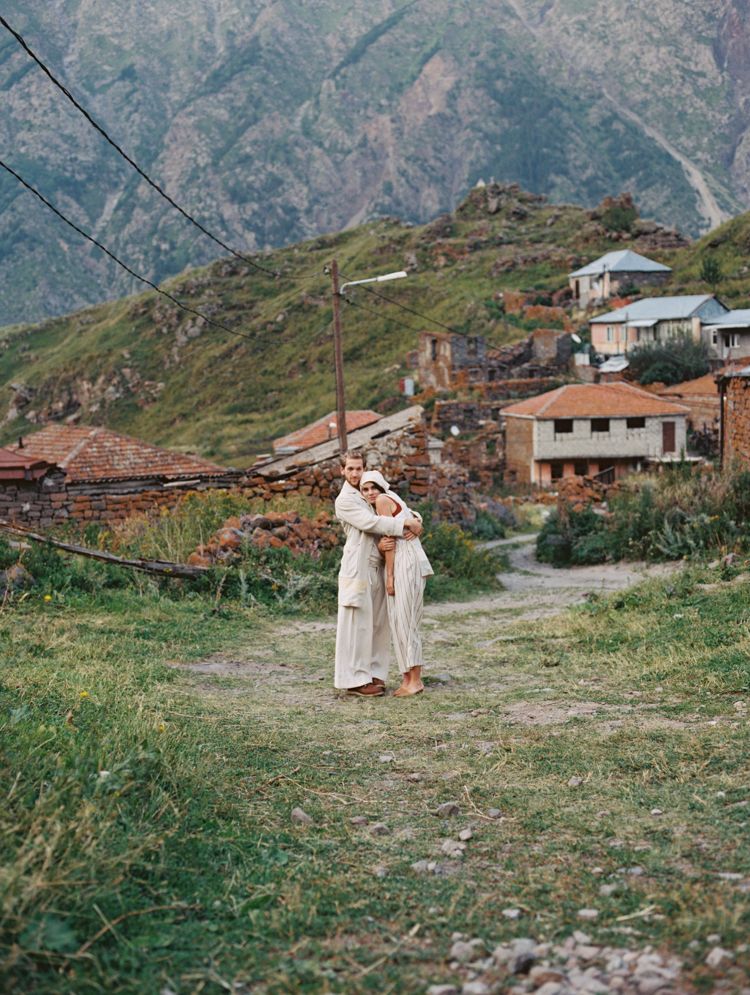 An engagement shoot in the Republic of Georgia.