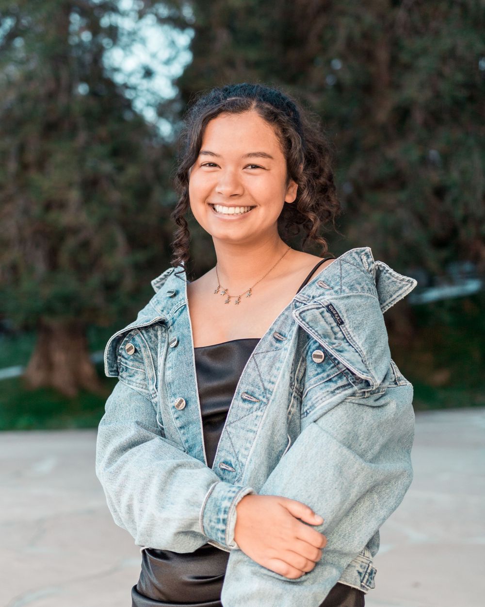 High School Senior Portraits taken at Noguchi Garden in Costa Mesa, CA