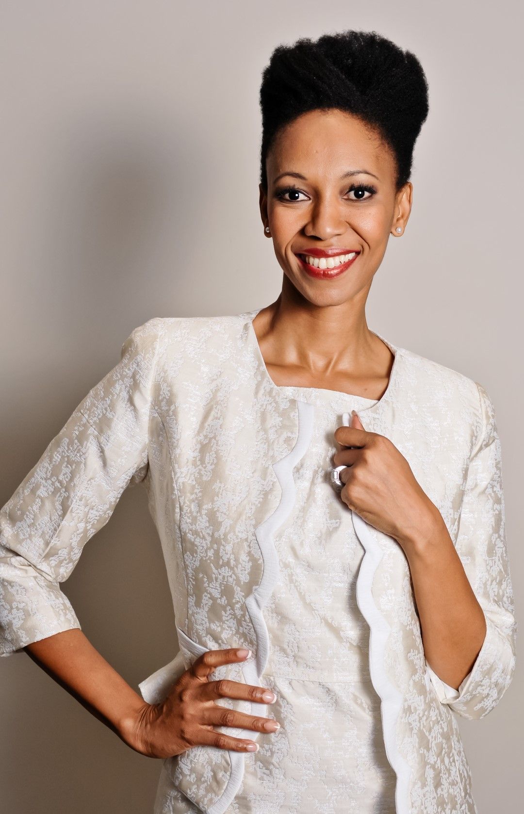 Personal Branding photo shoot of  female business executive at home