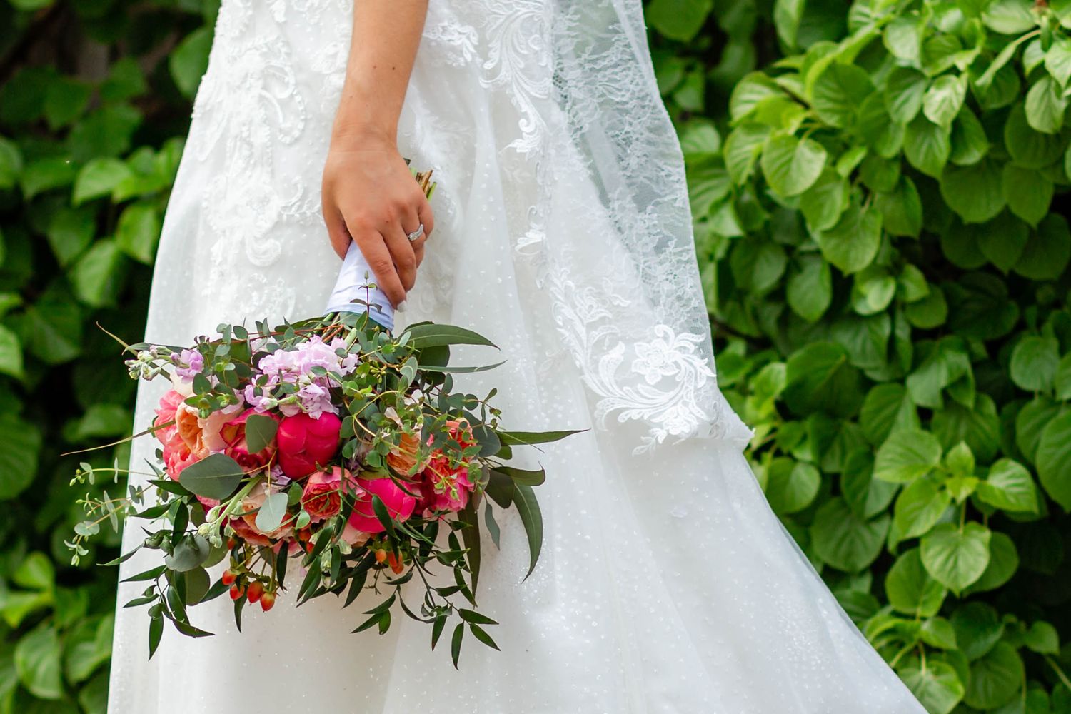 floral bouquet from a cleveland, ohio wedding