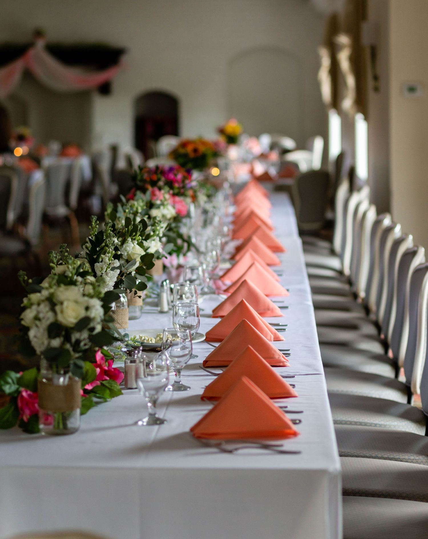 wedding details at chagrin valley athletic club