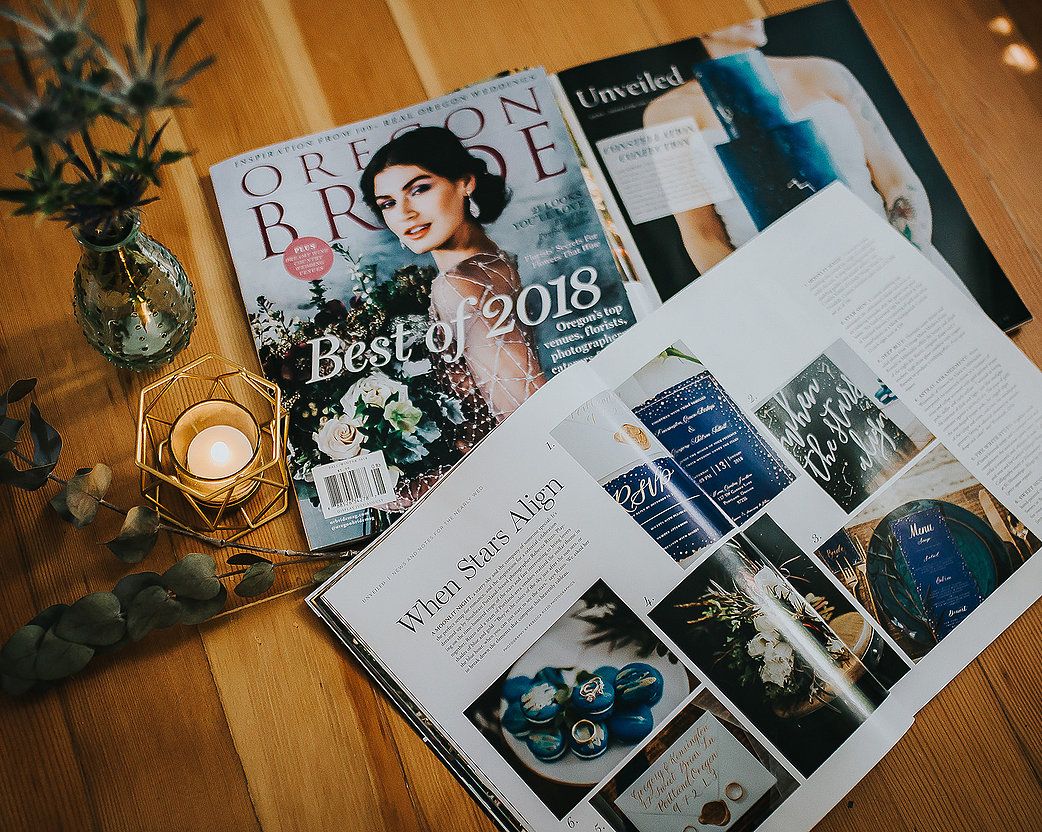Oregon Bride Magazine article