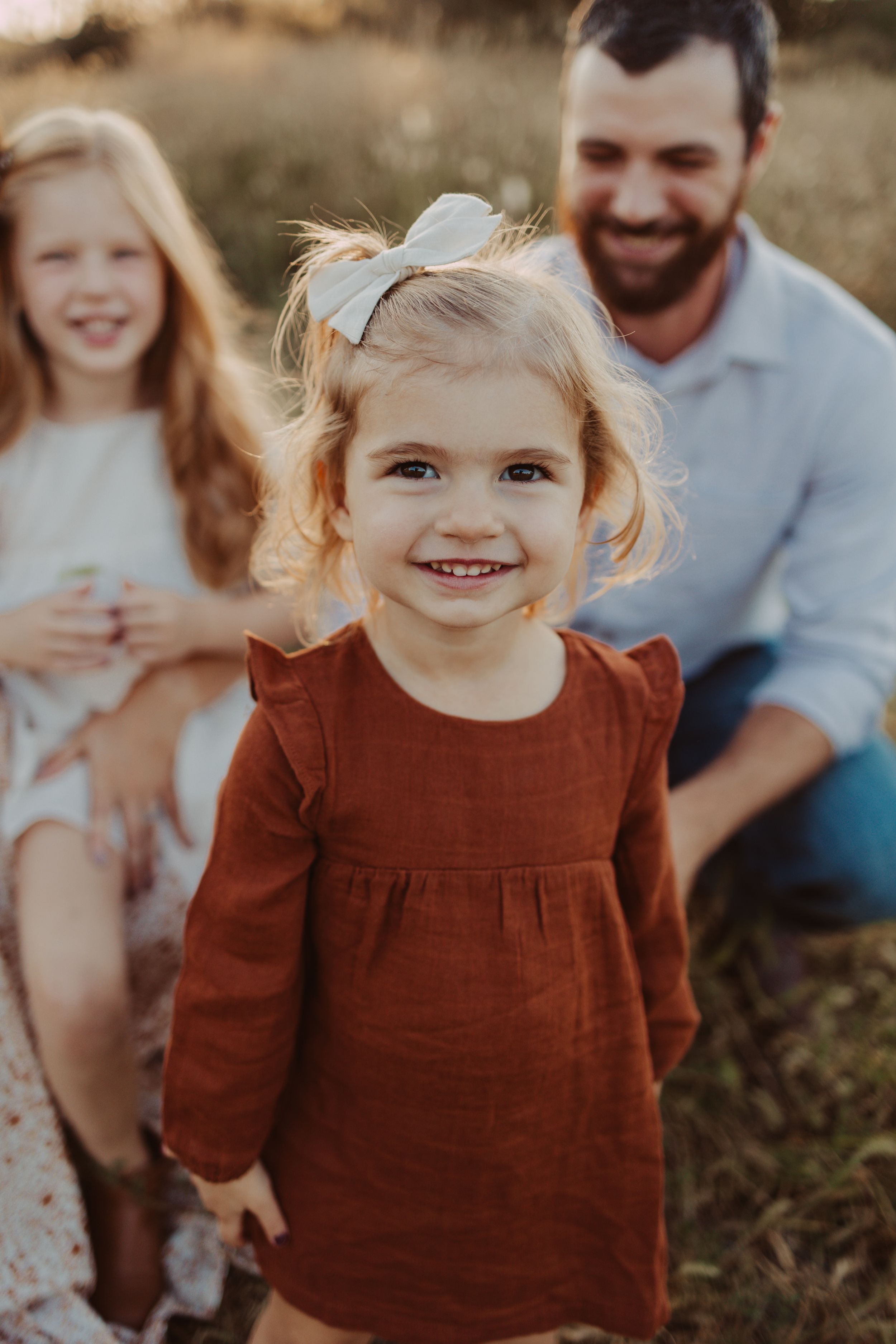 close up of her sweet smile- family photography session