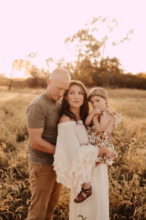 natural cozy family photography session